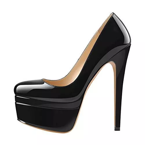 Only maker High Heels Only maker Damen Double-Plateau Pumps Klassische Stiletto Absatzschuhe Platform High Heels Damenschuhe