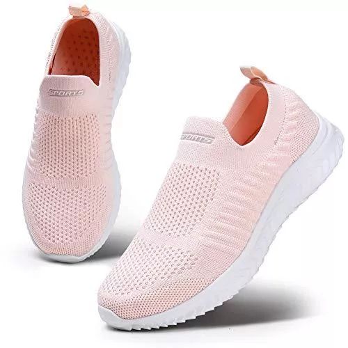 HKR Sneaker & Sportschuhe HKR Damen Slip On Sneakers Walkingschuhe Leichte Atmungsaktiv Freizeitschuhe Outdoor Gym Bequem Turnschuhe