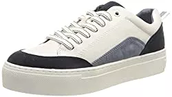 MARCO TOZZI Sneaker & Sportschuhe MARCO TOZZI Damen 2-2-23703-28 Sneaker, White/Navy COM, 38 EU