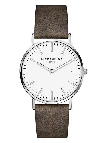 Liebeskind Uhren Liebeskind Berlin Damen Analog Quarz Armbanduhr mit Lederarmband