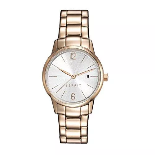 ESPRIT Uhren Esprit ES100S62014 esprit-tp100s6 rosé Gold Uhr Damenuhr vergoldet vergoldet 30m Analog Datum rosé