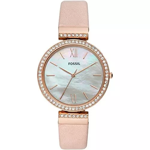 FOSSIL Uhren FOSSIL Damen Analog Quarz Uhr mit Leder Armband ES4537