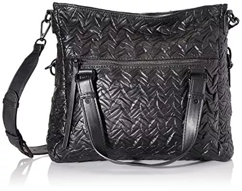 Desigual Taschen & Rucksäcke Desigual Damen Bols_azalea Loverty 2.0 Hand Bag, Schwarz, Einheitsgröße EU