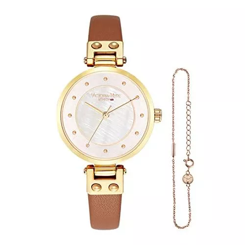 VICTORIA HYDE Uhren VICTORIA HYDE Damenuhr Damen Analog Quarz Armbanduhr mit Edelstahlarmband Rose Gold Damen Uhren