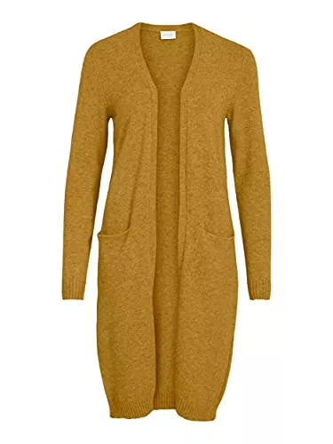 VILA Strickjacken VIRIL L/S Long Knit Cardigan-FAV