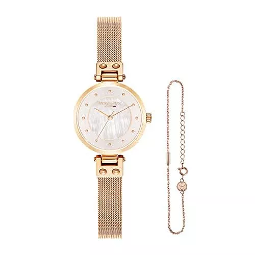 VICTORIA HYDE Uhren VICTORIA HYDE Damenuhr Damen Analog Quarz Armbanduhr mit Edelstahlarmband Rose Gold Damen Uhren