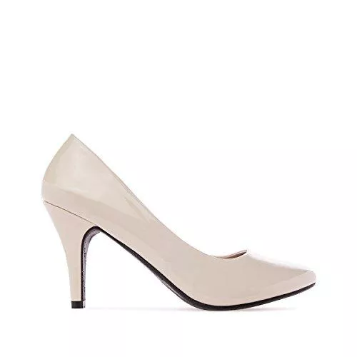 Andrés Machado High Heels Andrés Machado – Business Pumps für Damen und Junge Frauen mit Absatz - AM422 – Elegante High-Heels/Hohe Damenschuhe aus strapazierfähigem Lederimitat – Größen von EU 32 bis 46