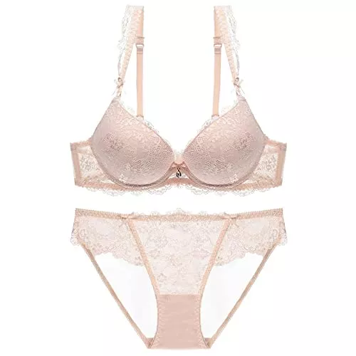 Cwang Unterwäsche & Dessous Cwang BH Bügel -Set Bequeme BH-Unterhosen Dessous-Sets Unterwäsche für Frauen