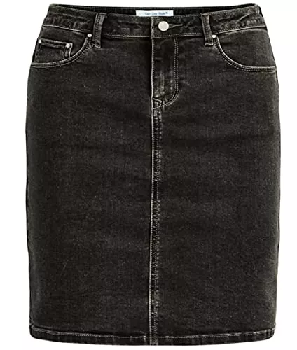 Van Der Rich Röcke Van Der Rich ® - Kurzer Knielanger Jeansrock mit geschlitztem Rücken - Damen