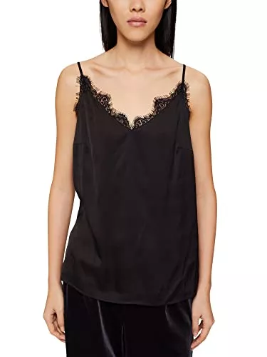 ESPRIT Tops ESPRIT Trägertop mit Spitze, LENZING™ ECOVERO™