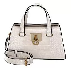 GUESS Taschen & Rucksäcke Guess Stephi Mini Satchel Bag Eggshell