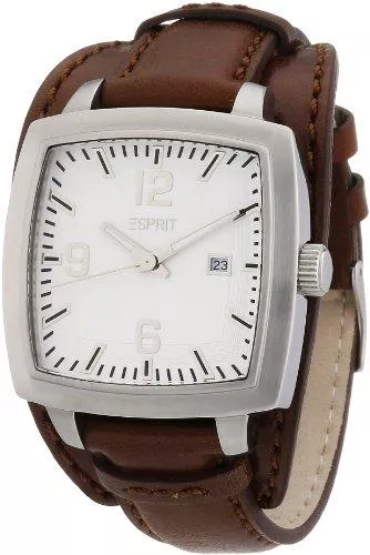 ESPRIT Uhren Esprit Herren-Armbanduhr Analog Quarz Leder ES105021002