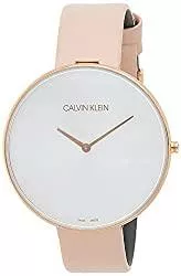 Calvin Klein Uhren Calvin Klein Damen Analog Quarz Uhr mit Leder Armband K8Y236Z6