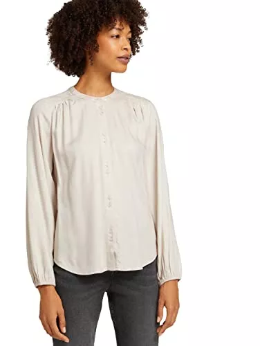TOM TAILOR Langarmblusen TOM TAILOR Damen Basic Bluse