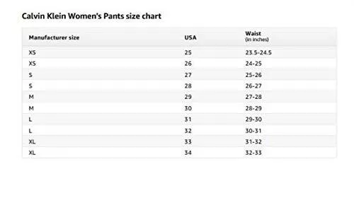 Calvin Klein Hosen Calvin Klein Damen Ck Button Straight Leg Pant Freizeithosen
