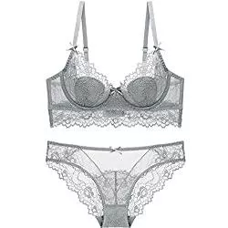 YUANCHENG Unterwäsche & Dessous YUANCHENG Spitze Dessous Frauen BH Set Push-up BH Unterwäsche Set Plus Size