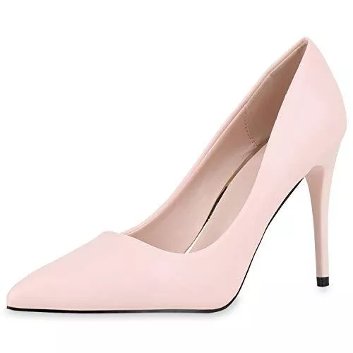 SCARPE VITA High Heels SCARPE VITA Damen Spitze Pumps mit Pfennigabsatz Lack Kroko