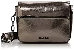 Calvin Klein Taschen & Rucksäcke Calvin Klein Damen Night Out Small Shoulder Bag Metalic Umhängetasche, Metallic (908), 7 x 15 x 21 cm