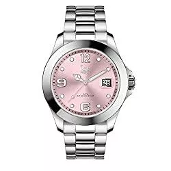 Ice-Watch Uhren Ice-Watch - ICE steel Light pink - Silbergraue DamenUhr mit Metallarmband