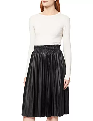 VERO MODA Röcke VERO MODA Damen Vmnellie Hw Coated Calf Skirt Rock