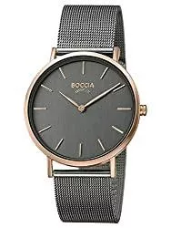 Boccia Uhren Boccia Damen Analog Quarz Uhr mit Edelstahl Armband 3273-08