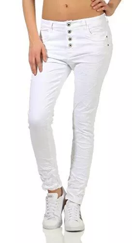 Karostar Jeans Karostar trendy Damenjeans im Boyfriends Style/Chino in aktuellen Farben/Hüfthose Stretch 61