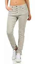 Karostar Jeans Karostar trendy Damenjeans im Boyfriends Style/Chino in aktuellen Farben/Hüfthose Stretch 61