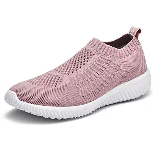 konhill Sneaker & Sportschuhe konhill Damen Freizeitschuhe Laufschuhe - Atmungsaktive Mesh-Arbeitsschuhe Schlupfschuhe