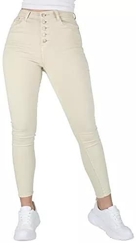 Giralin Jeans Giralin Damen Jeans Casual High Waist 5-Pocket-Style Hose Übergrößen