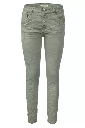 Jewelly Jeans Jewelly Jeans Damen im Crash Look 5154