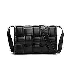 KingTo Taschen & Rucksäcke KingTo Gewebte Umhängetasche Handtasche für Damen Kleine Crossbody Bag Clutche Geldbörse Quadratische Tasche