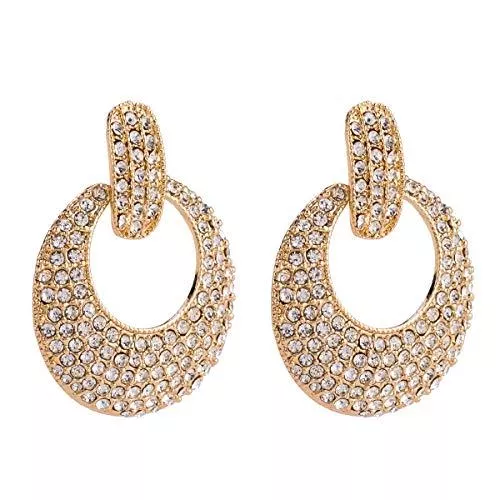 SHANGZHIQIN Schmuck SHANGZHIQIN Personalisierte Retro geometrische Diamant Ohrringe, minimalistische Persönlichkeit Temperament weibliche Ohrringe Gold