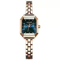 RORIOS Uhren RORIOS Damen Uhren wasserdichte Analog Quarz Armbanduhr mit Edelstahlarmband Minimalistisch Quadrat Uhr Mode Kleid Uhr für Mädchen Frauen
