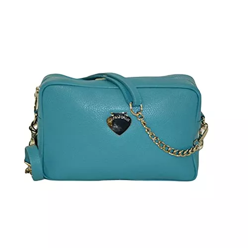 Le Pandorine Taschen & Rucksäcke Le Pandorine Tasche Lola aus echtem Leder Turquoise