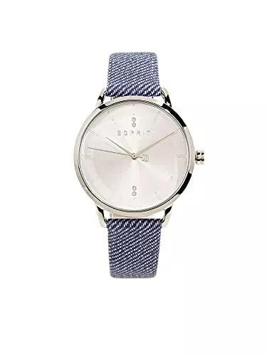 ESPRIT Uhren Esprit Uhr mit Leder-Armband, Edelstahl