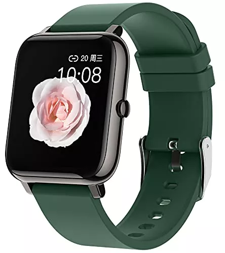 findtime Uhren Kalorienzähler Armband Fitnessuhr Damen mit Whatsapp Funktion Schrittzähler Laufuhr Smartwatch mit personalisiertem Bildschirm Herren Fitness Tracker Pulsuhr Blutdruckmessung Sportuhr