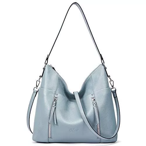 CLUCI Taschen & Rucksäcke CLUCI Handtasche Damen Tasche Schultertasche Damen Gross Weich Echtleder Tote Hobo Taschen