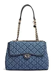 GUESS Taschen & Rucksäcke Guess Gillian High Society Satchel Denim