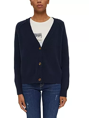 ESPRIT Strickjacken ESPRIT Mit Wolle: V-Neck Cardigan