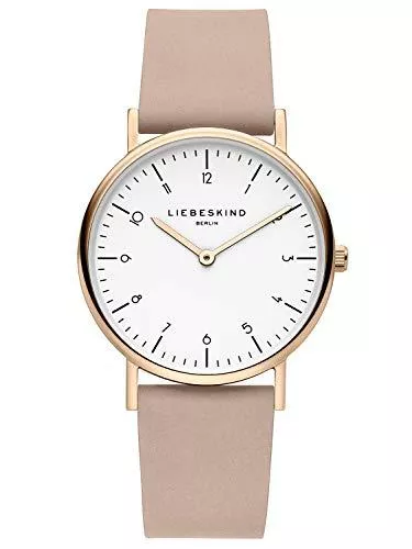 Liebeskind Berlin Uhren Liebeskind Berlin Damen Analog Quarz Armbanduhr mit Lederarmband