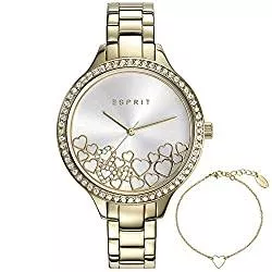ESPRIT Uhren ESPRIT Damen Analog Quarz Smart Watch Armbanduhr mit Edelstahl Armband ES109592002
