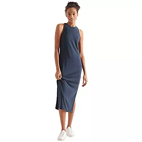Superdry Freizeit Superdry Damen Strap Back Midi Dress
