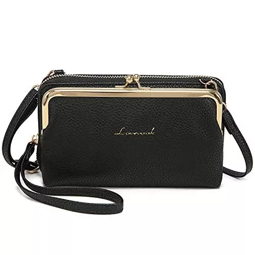 LOVEVOOK Taschen & Rucksäcke LOVEVOOK Handytasche zum Umhängen, Damen Handy Umhängetasche mit Geldbörse, Damen Umhänge Handy Tasche Crossbody Clutch Schultertasche mit Kartenfächer für iphone sumsung Handy M(6,5 Zoll) L(7 Zoll)