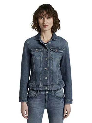 TOM TAILOR Jacken TOM TAILOR Damen Jeansjacke aus Bio-Baumwolle