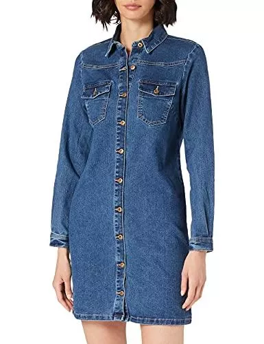 PIECES Freizeit PIECES Female Jeanskleid Mini