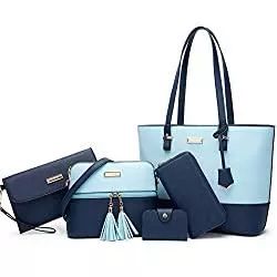 AILLOSA Taschen & Rucksäcke AILLOSA Handtasche Damen Groß Handtaschen Set Für Frauen Umhängetasche Taschen