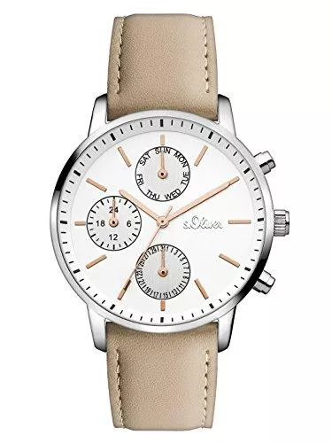s.Oliver Uhren s.Oliver Damen-Armbanduhr Analog Quarz Edelstahl
