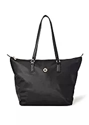 Tommy Hilfiger Taschen & Rucksäcke Tommy Hilfiger Damen Poppy ST Tote, BDS, OS, Schwarz, Einheitsgröße