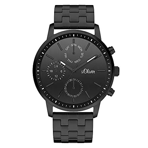 s.Oliver Uhren s.Oliver Damen-Armbanduhr Analog Quarz Edelstahl