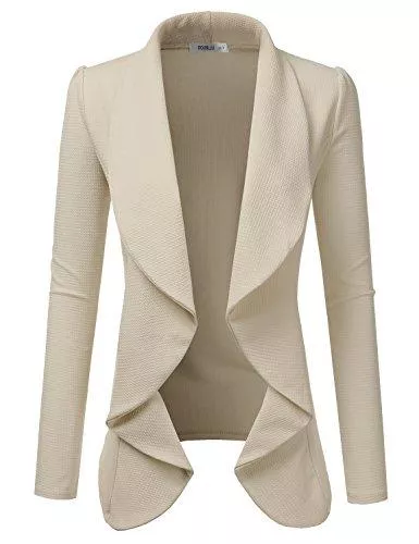 NINEXIS Blazer NINEXIS Klassischer Damen-Blazer mit offener Vorderseite